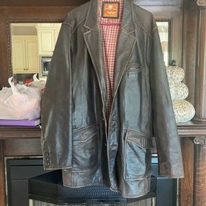 The Territory Ahead Real Leather jacket; XLTall